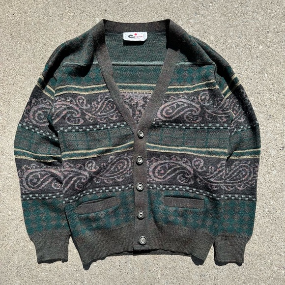 cooper Other - Vintage Cooper Monsieur Sweater Cardigan Wool Blend Size M